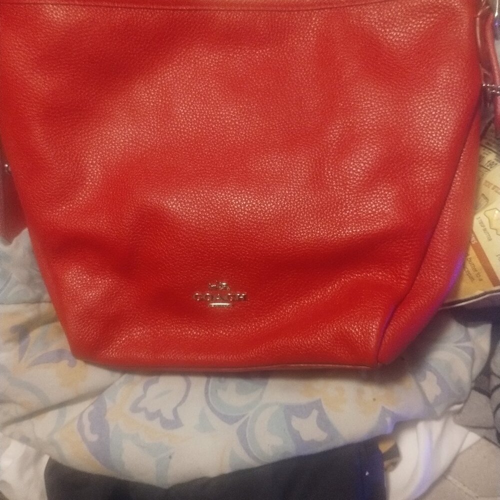 Coach handbag with wallet